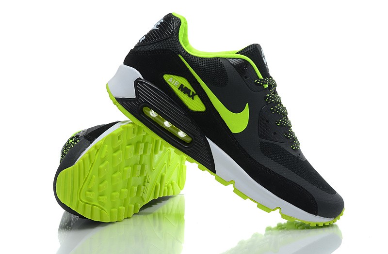 air max 90 noir et vert fluo